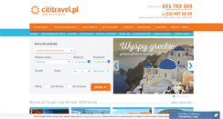 Desktop Screenshot of cititravel.pl