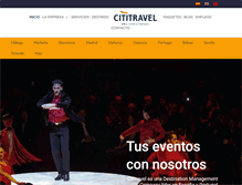 Tablet Screenshot of cititravel.es